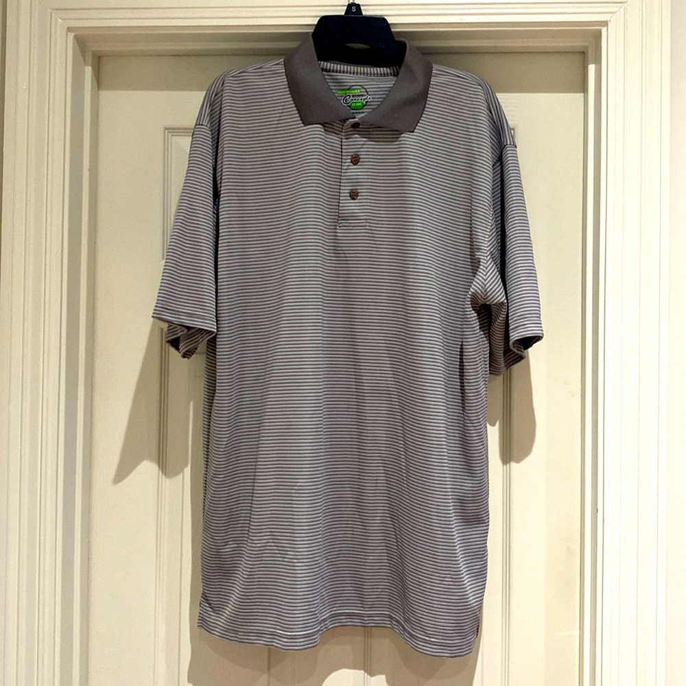 Concepts men’s polo shirt, XXL, grey